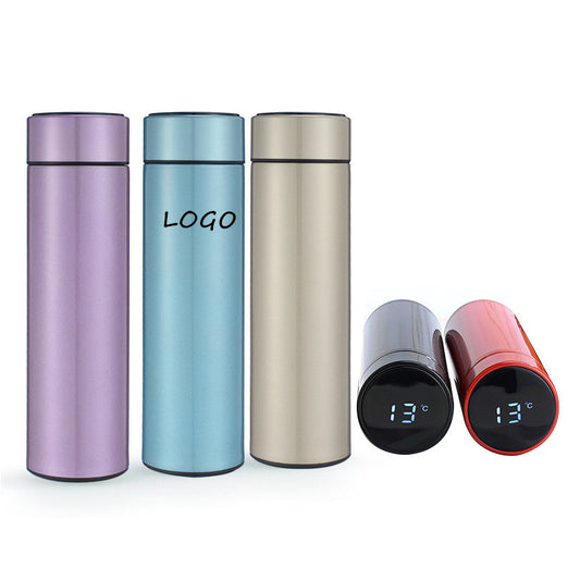Stainless steel Smart Thermos Cup - Orange